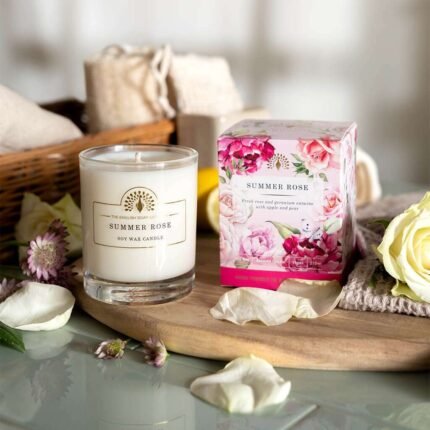 Bougie Rose d'Été Héritage